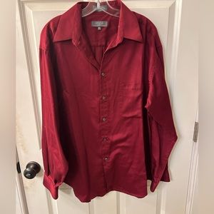 Men’s Crazy Horse Button Down Shirt Neck Size Size 16 1/2